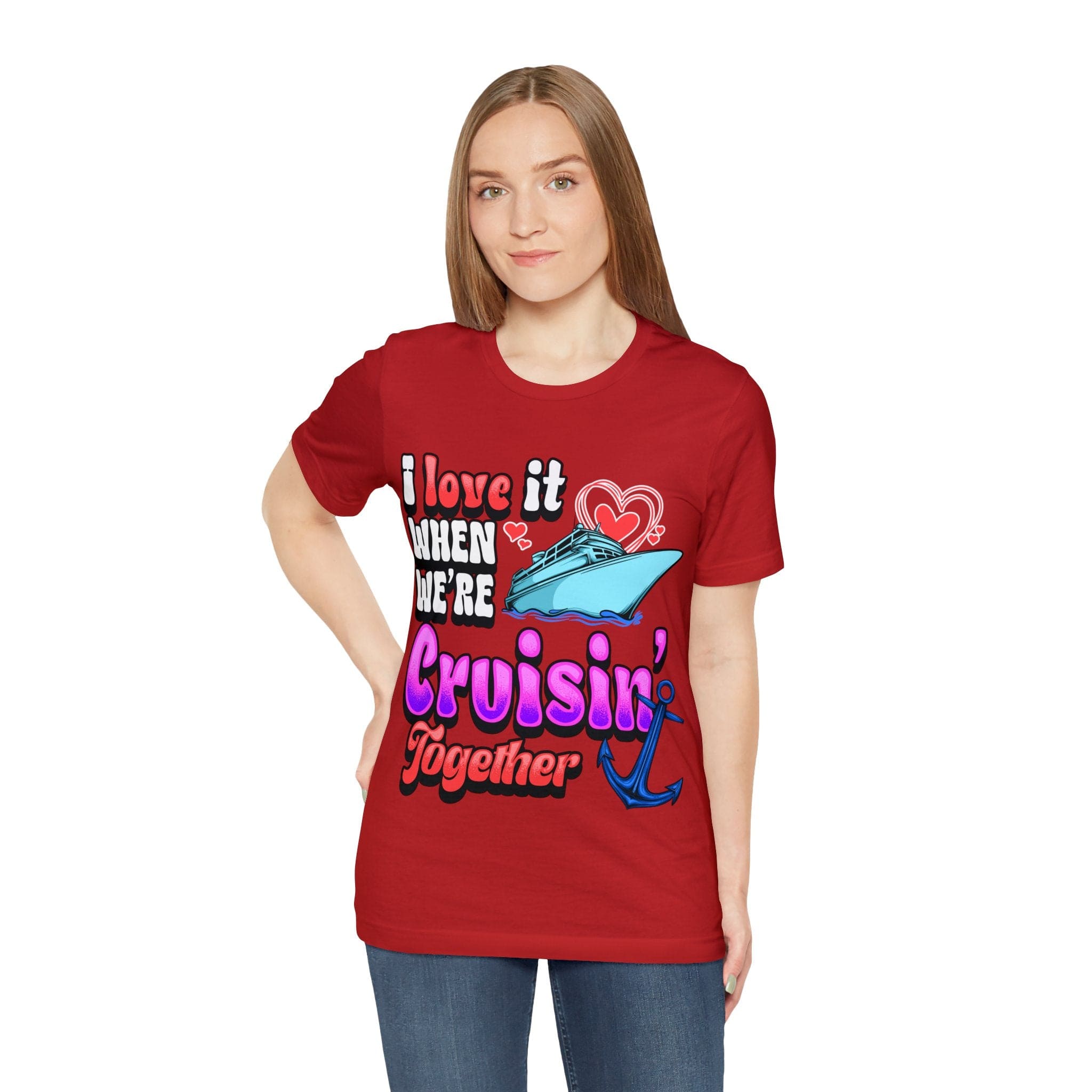 Couples Cruisin Deluxe Tee For Your Next Cruise