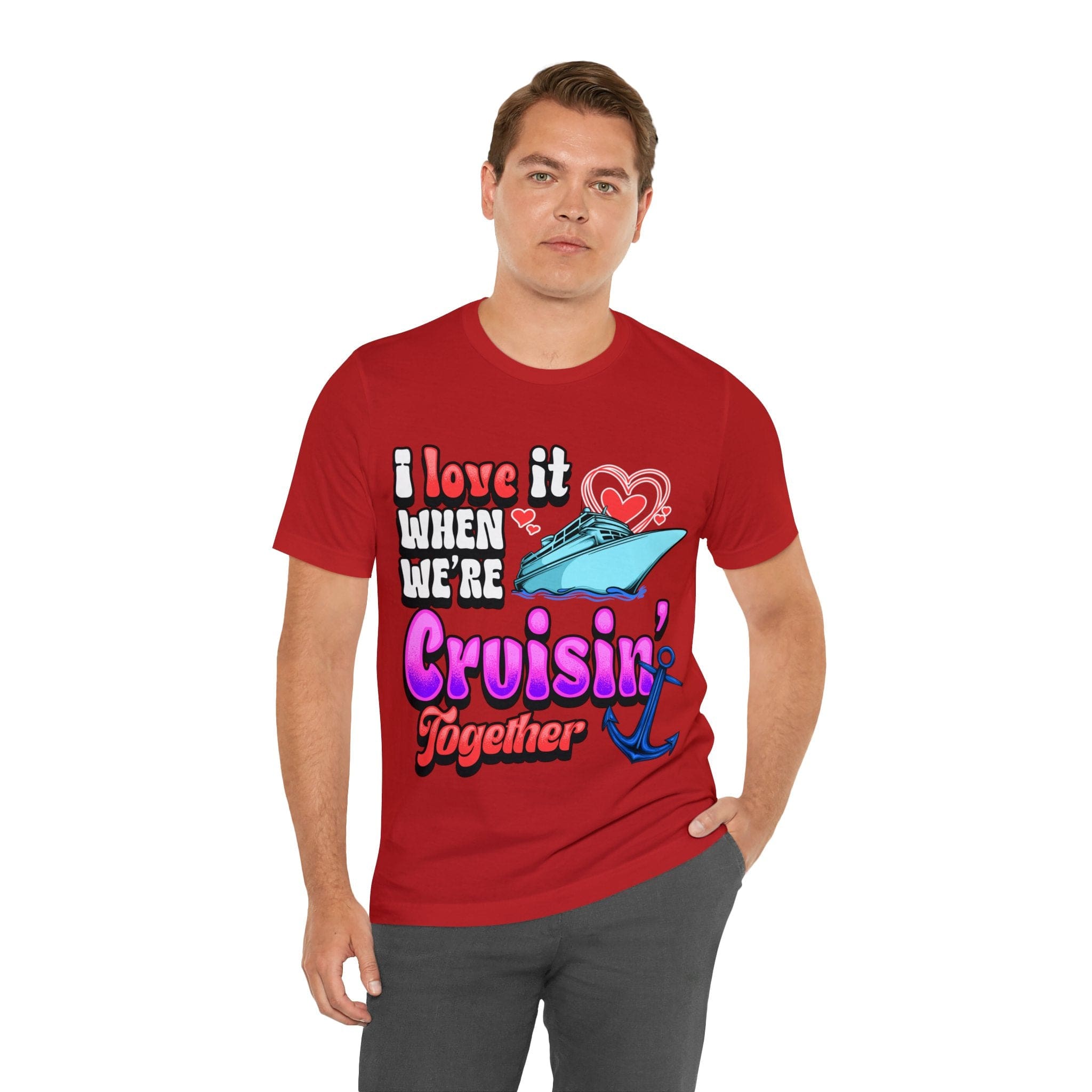 Couples Cruisin Deluxe Tee For Your Next Cruise