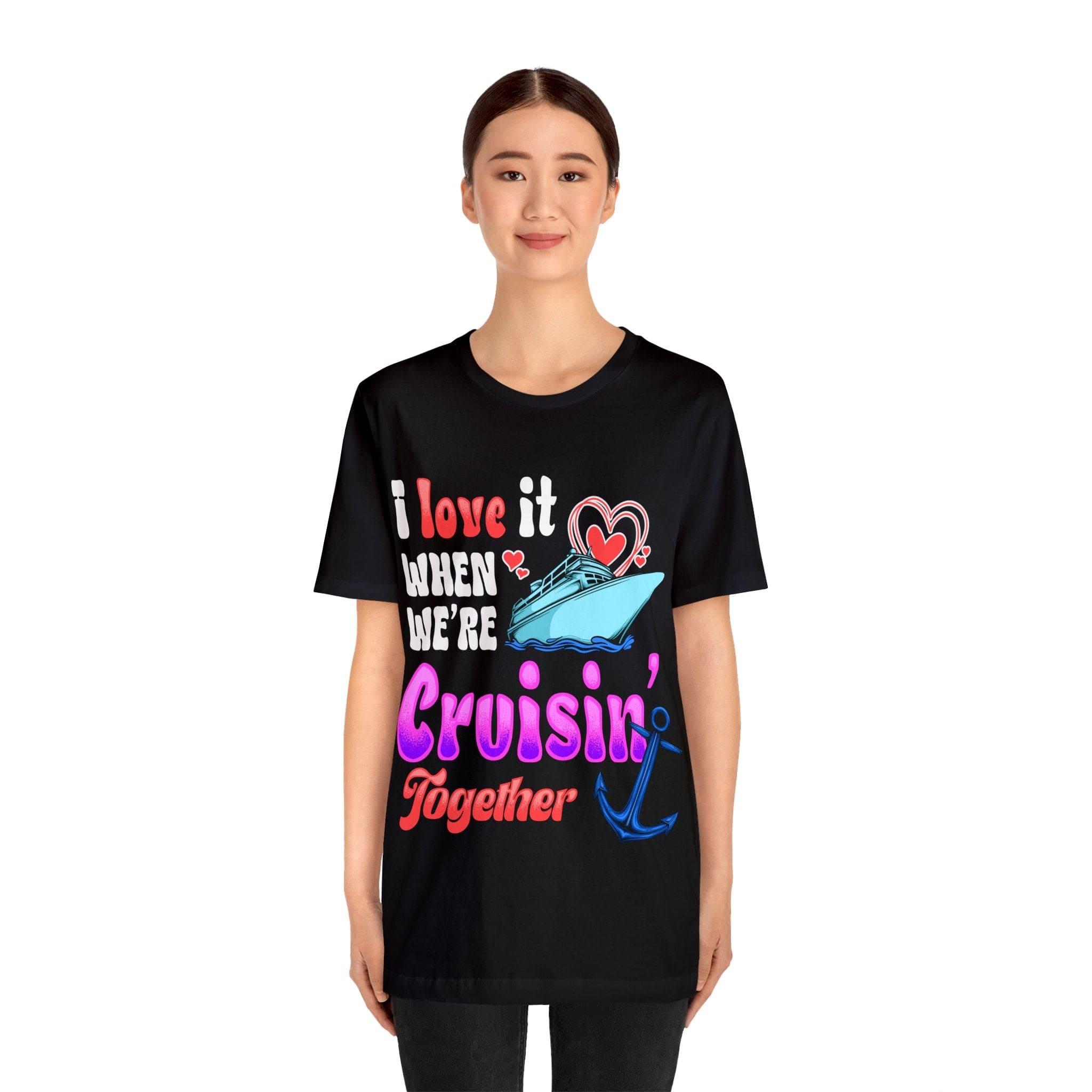 Couples Cruisin Deluxe Tee For Your Next Cruise