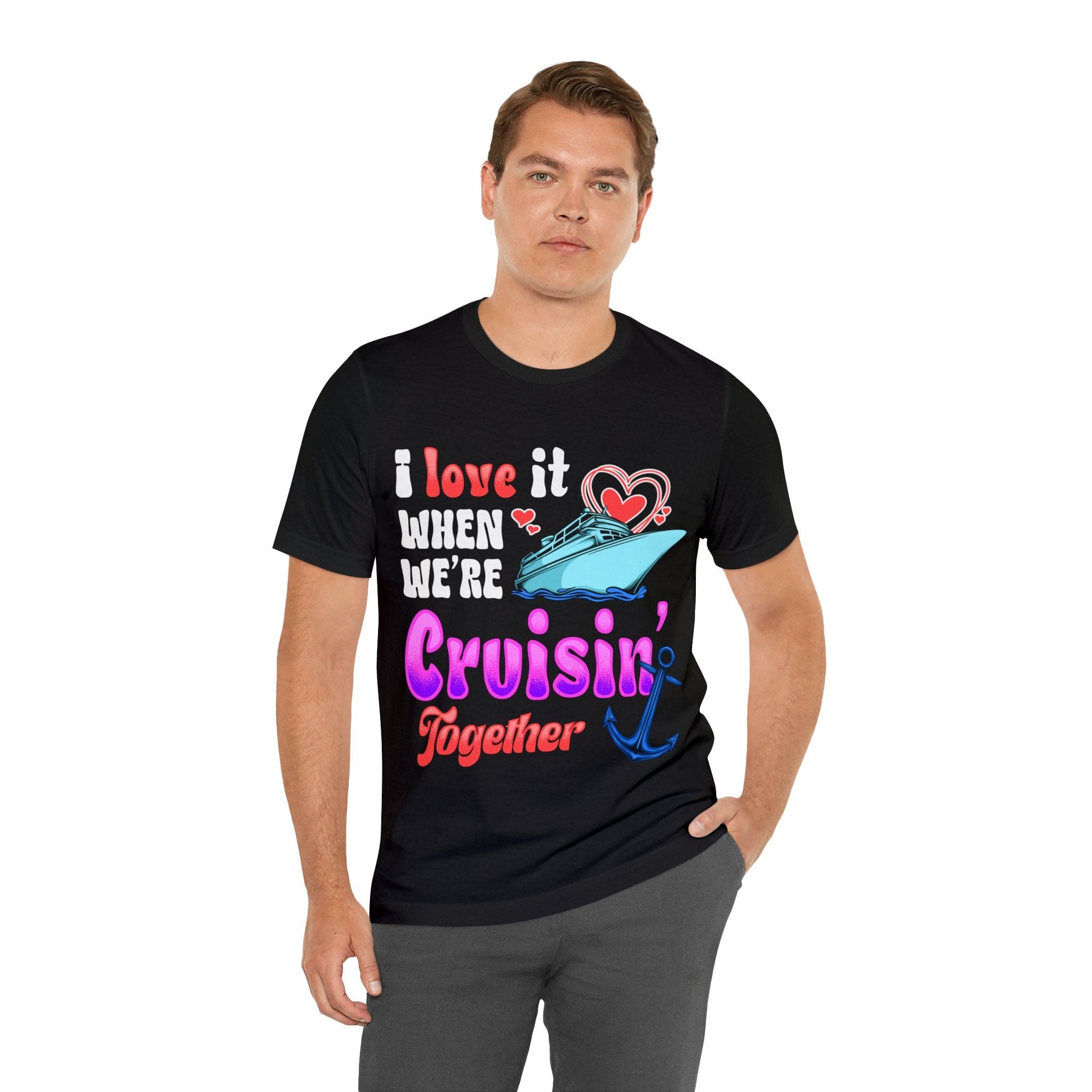 Couples Cruisin Deluxe Tee For Your Next Cruise