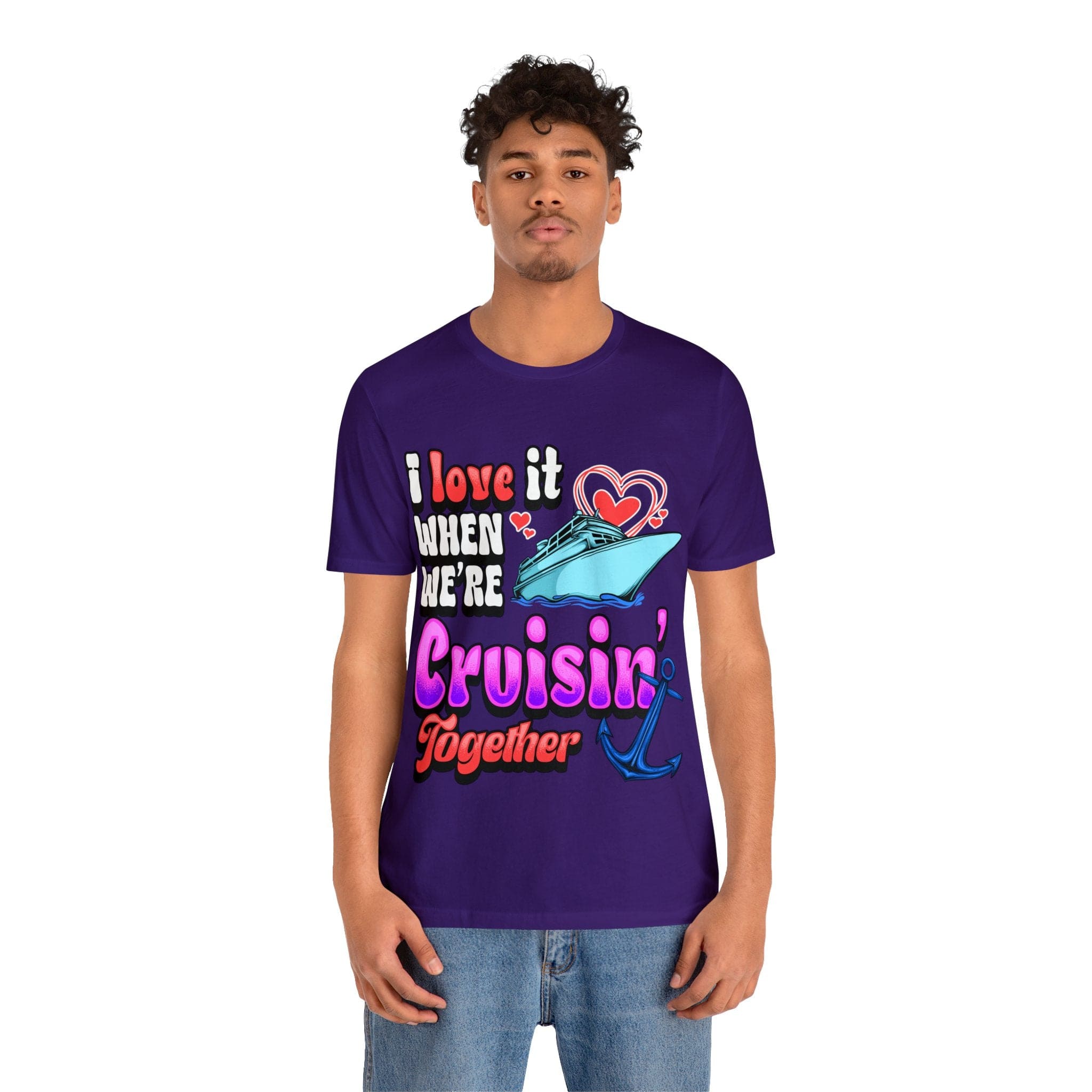 Couples Cruisin Deluxe Tee For Your Next Cruise