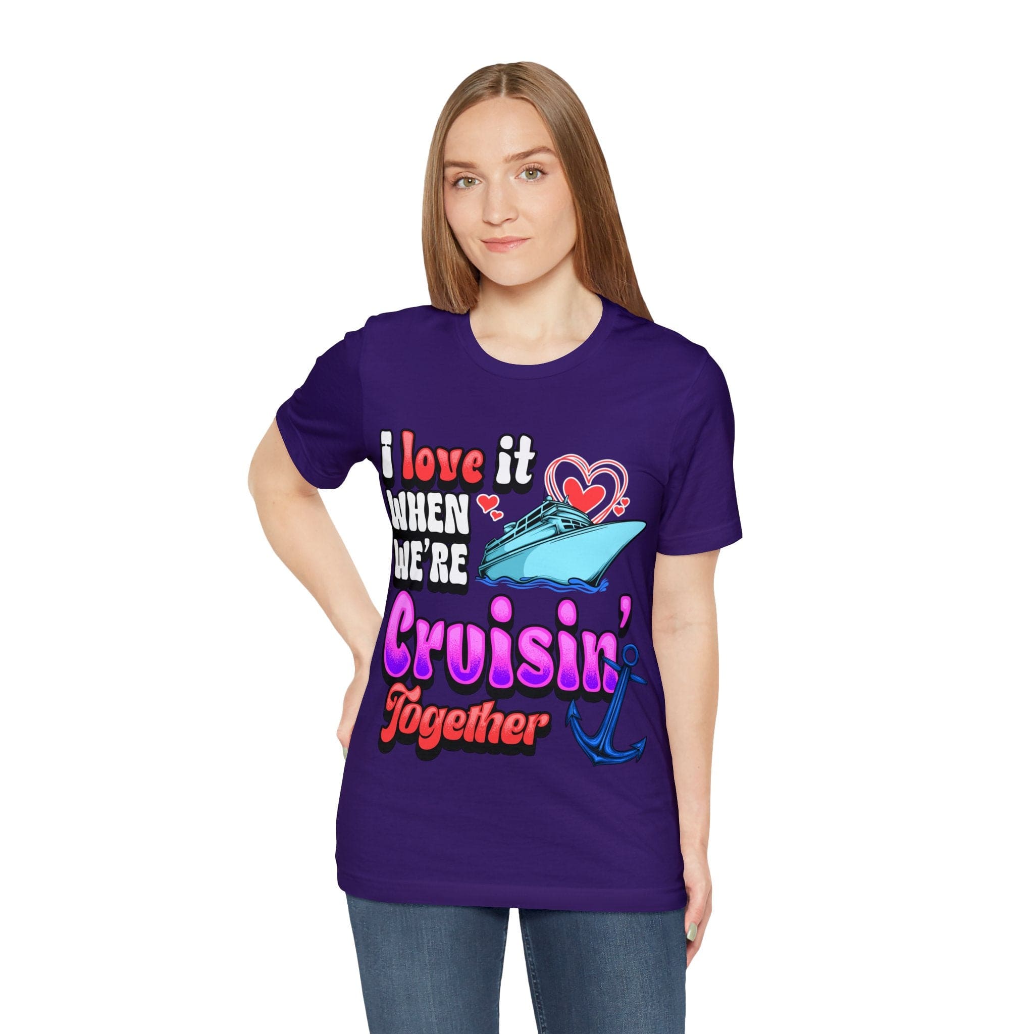 Couples Cruisin Deluxe Tee For Your Next Cruise