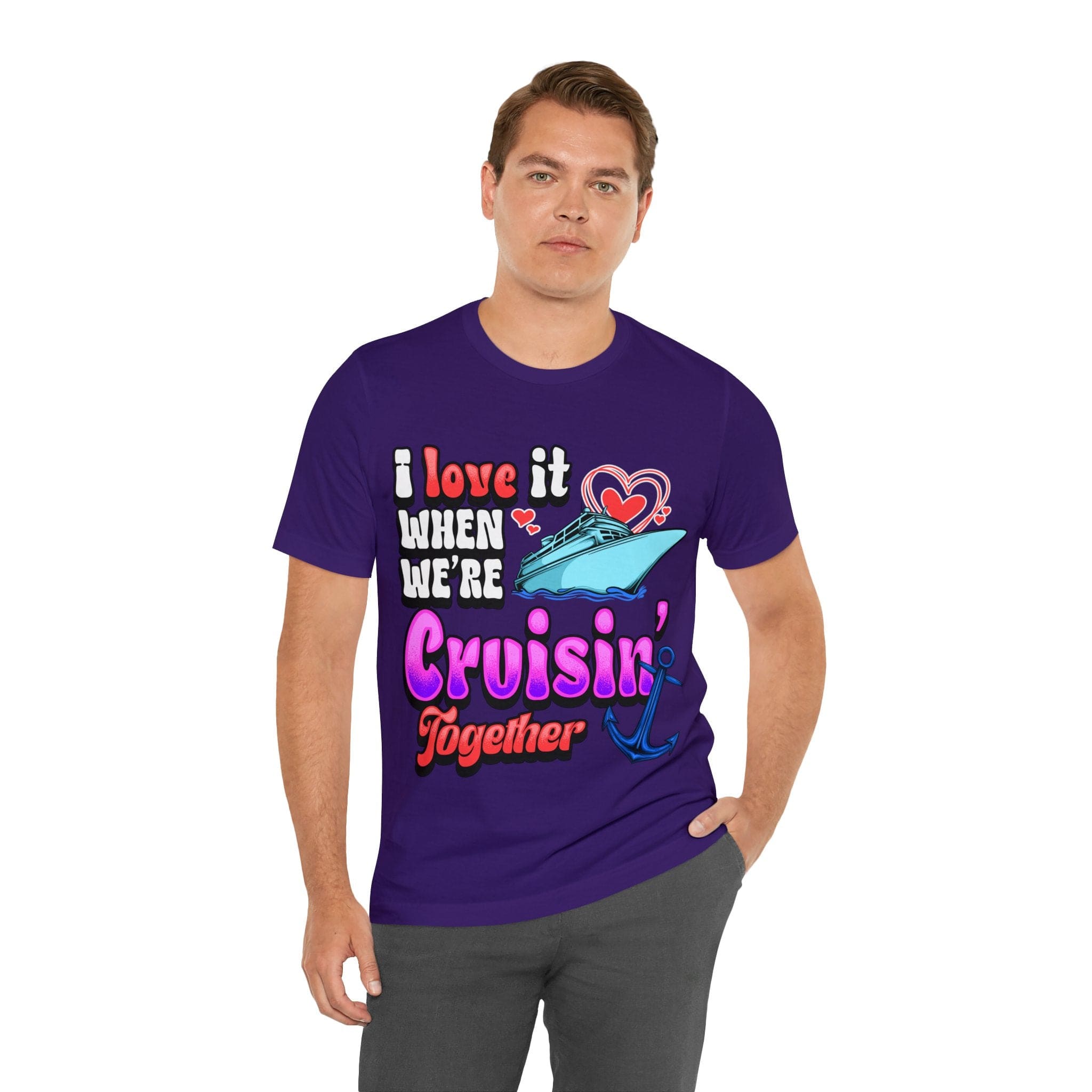 Couples Cruisin Deluxe Tee For Your Next Cruise