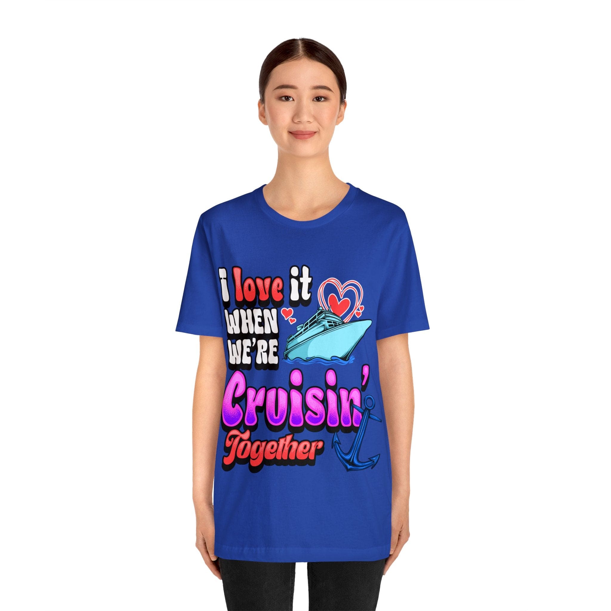 Couples Cruisin Deluxe Tee For Your Next Cruise