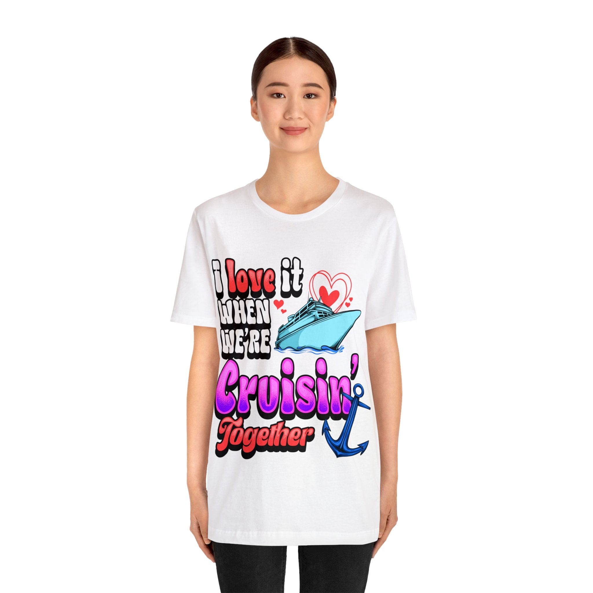 Couples Cruisin Deluxe Tee For Your Next Cruise