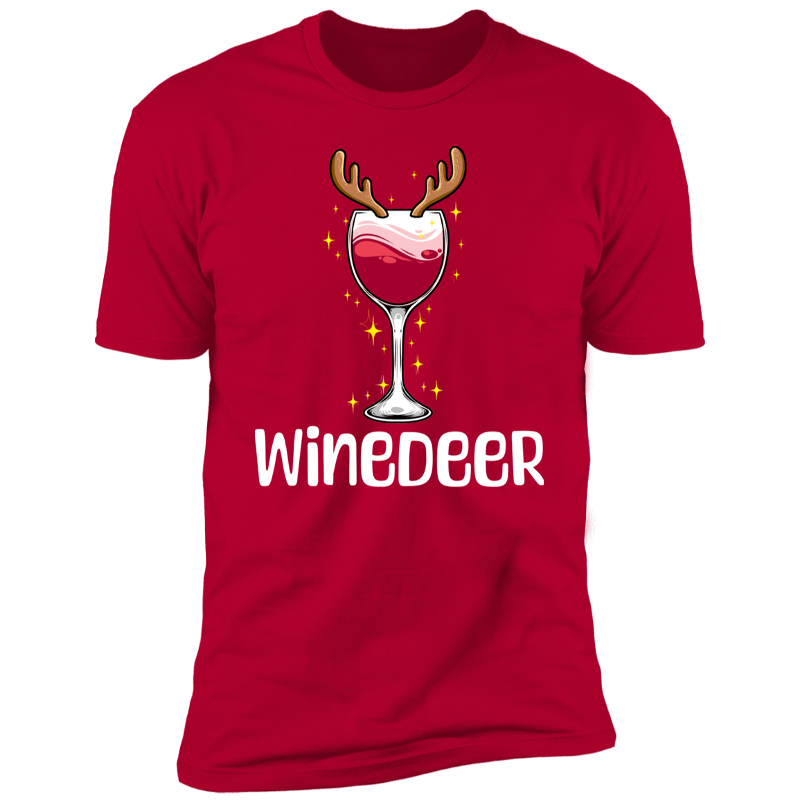 Holiday Cheers Tee Set: WineDeer & ReinBeer