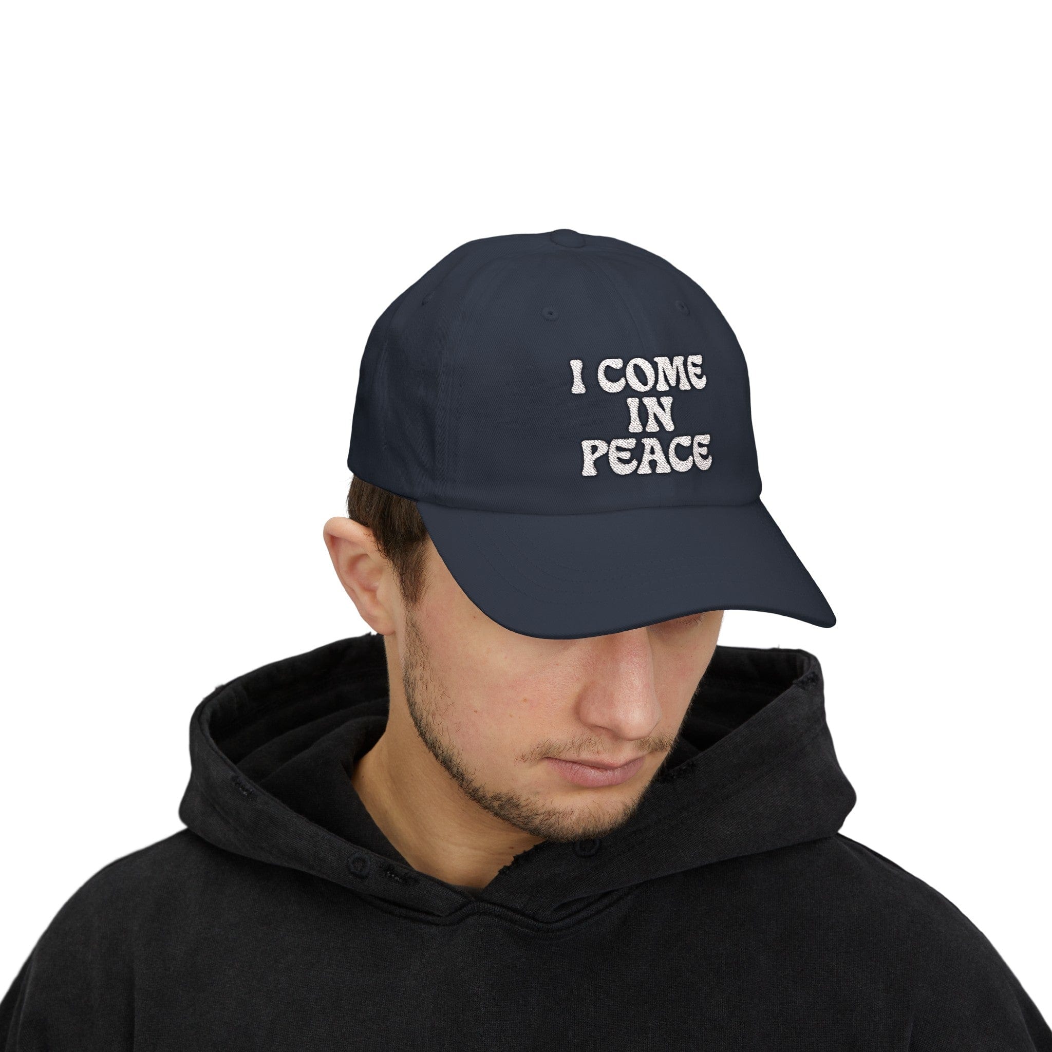 I Come In Peace Classic Dad Cap