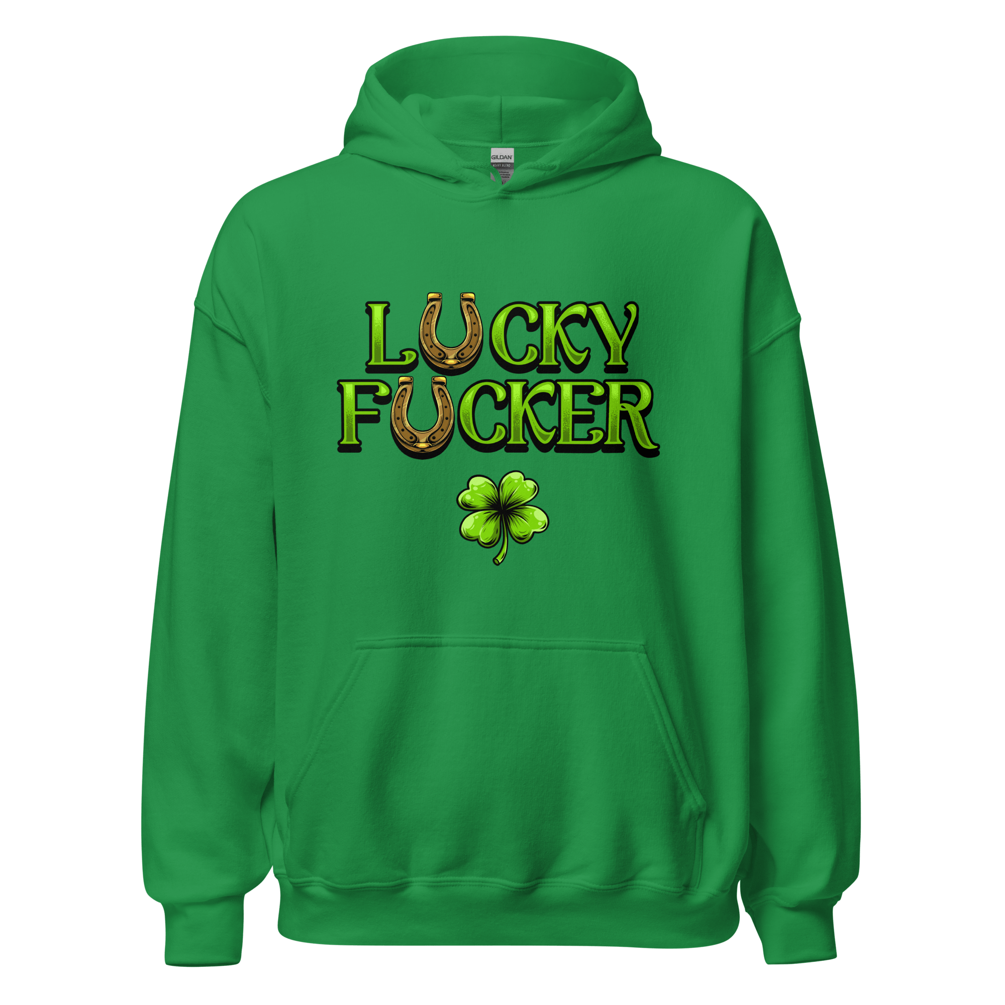 Lucky & Lucky F*ucker St Patricks day Drinking Hoodies