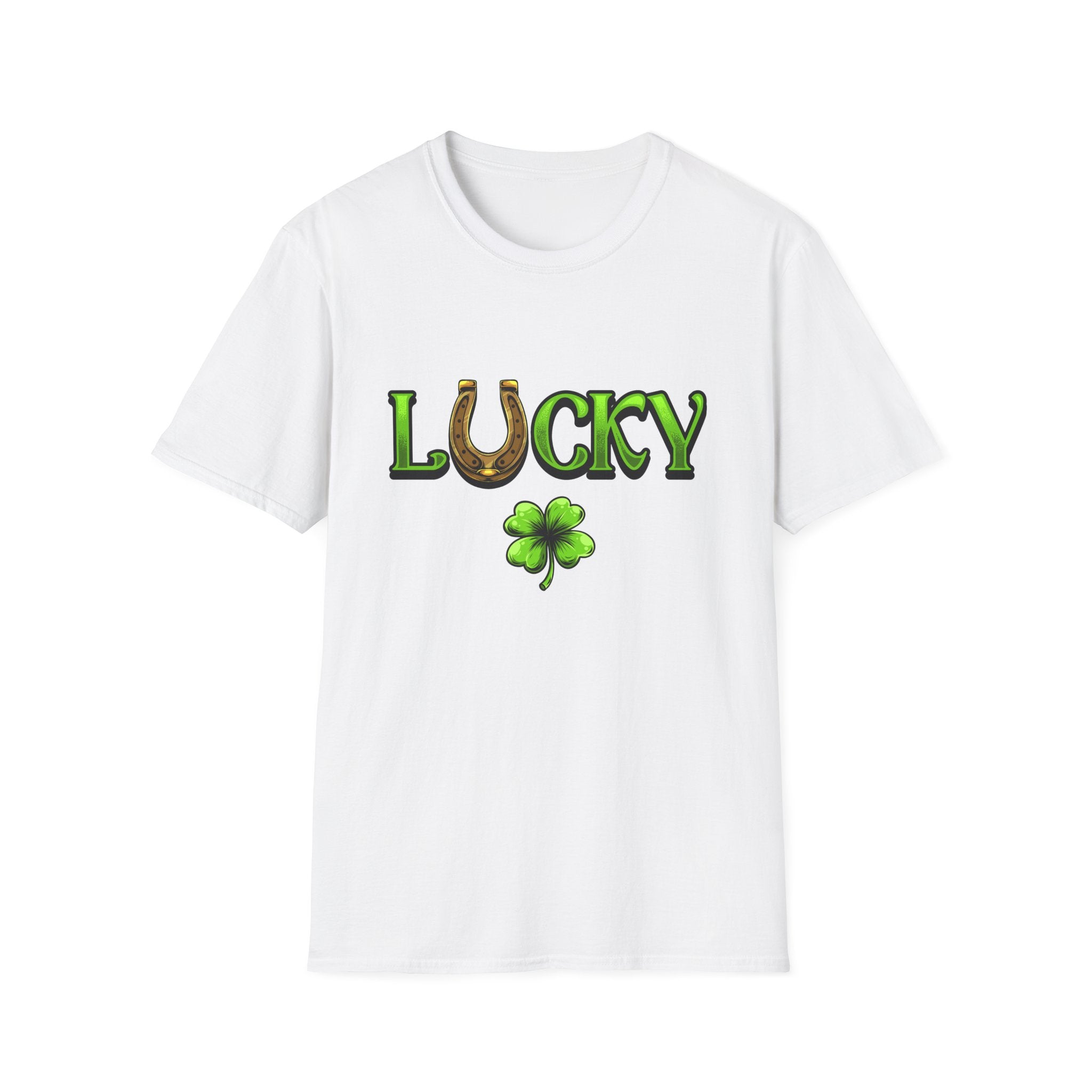 Lucky | White Deluxe Tee (unisex)