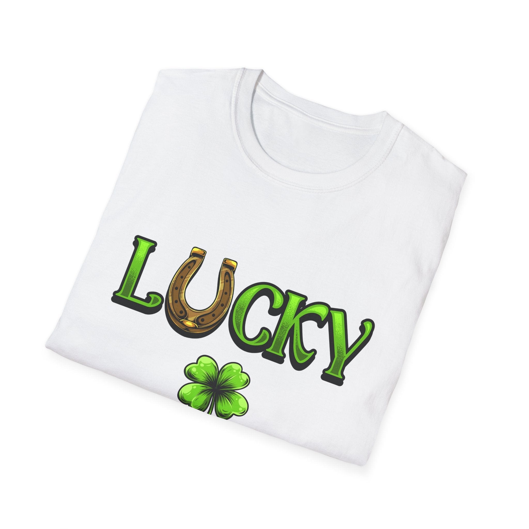 Lucky | White Deluxe Tee (unisex)