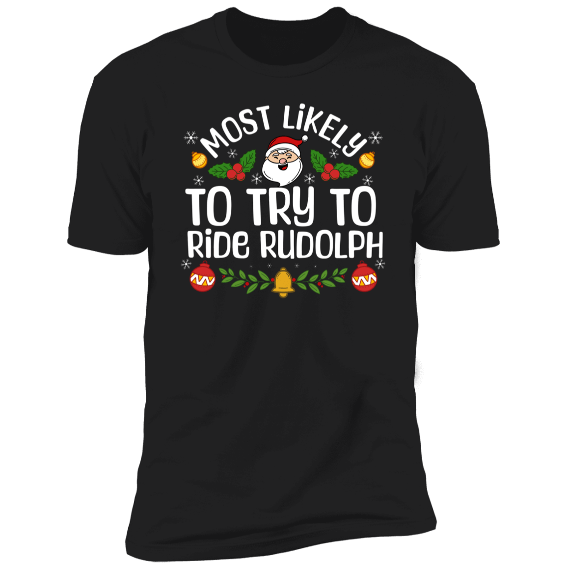 Most Likely to Roast Rudolph & Rudolph Deluxe Couples Tees