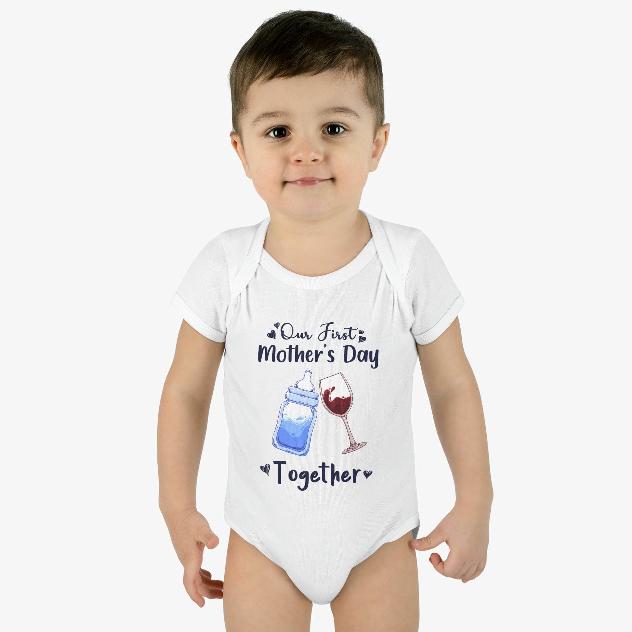 Our frist mothers day together Baby Bodysuit