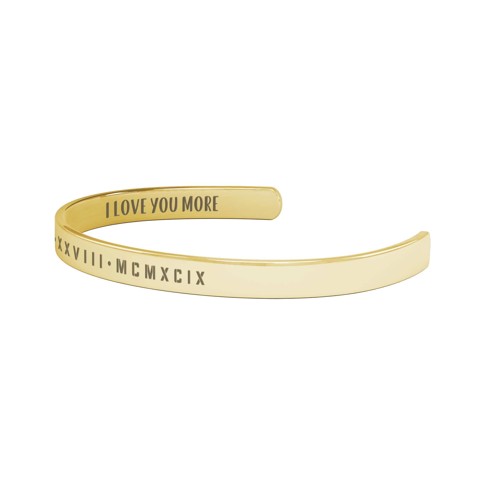 Personalized Roman Numeral Bracelet