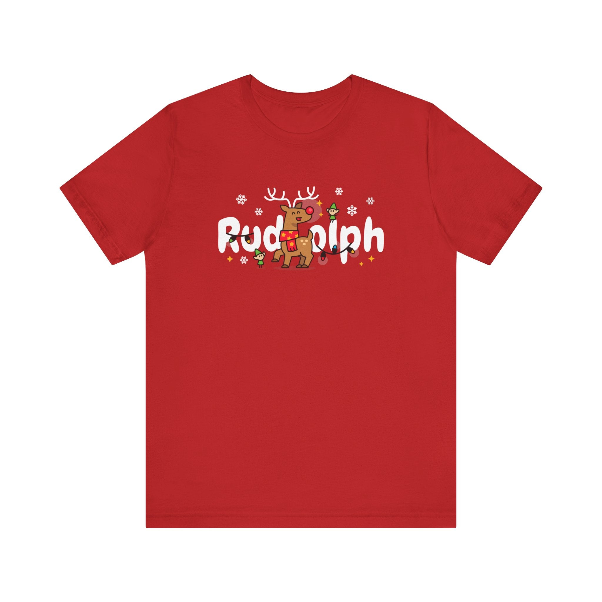 Rudolph Unisex Deluxe Tee.