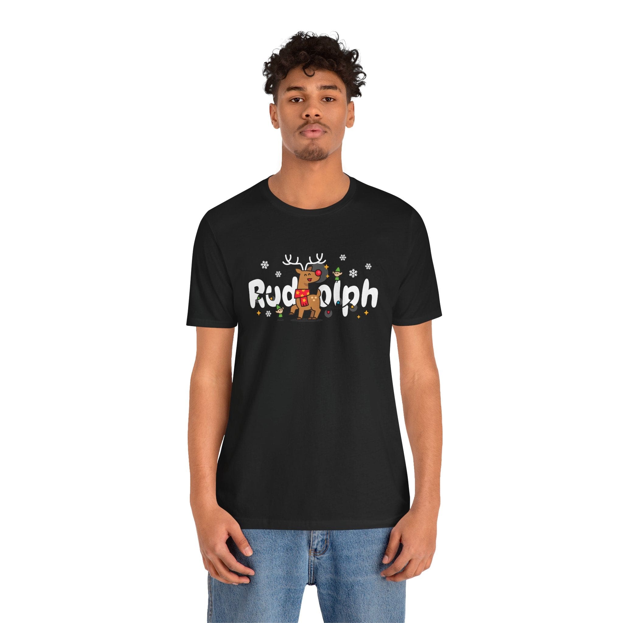 Rudolph Unisex Deluxe Tee.