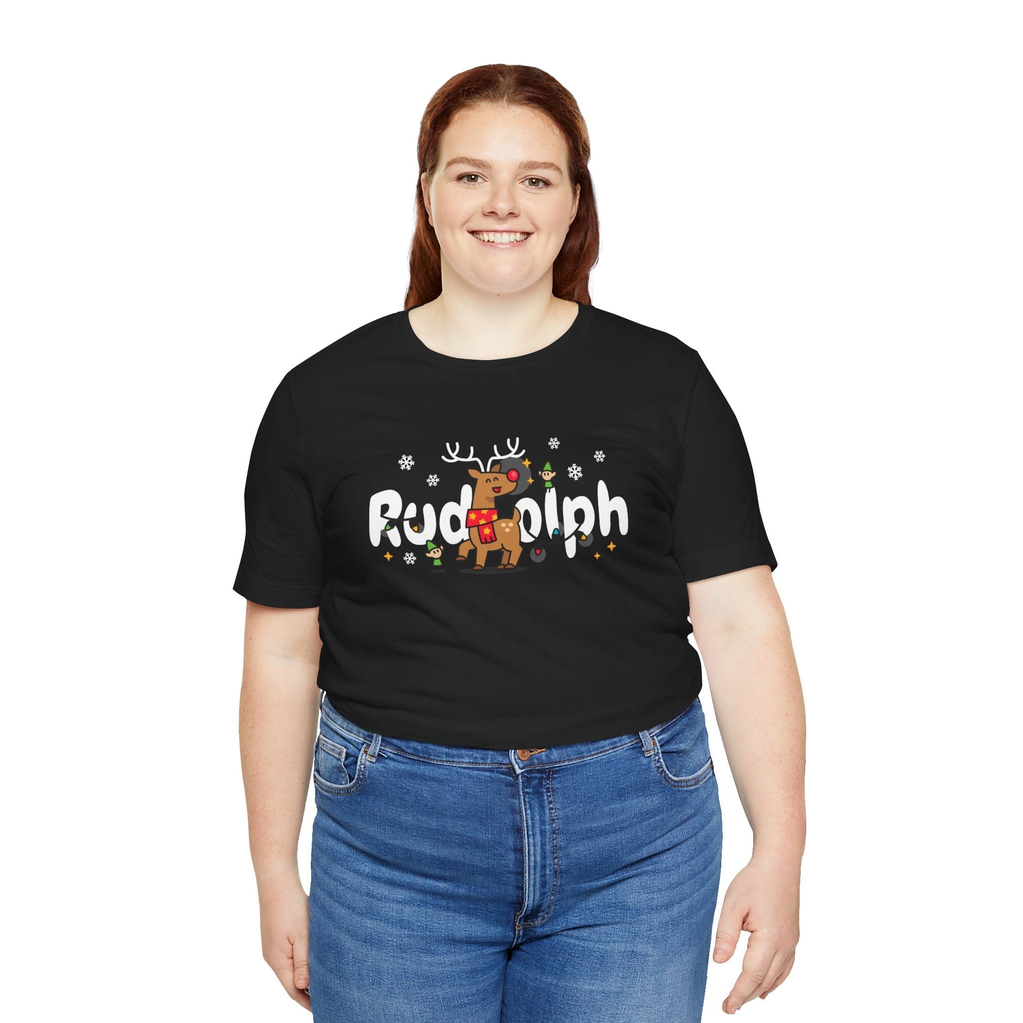 Rudolph Unisex Deluxe Tee.