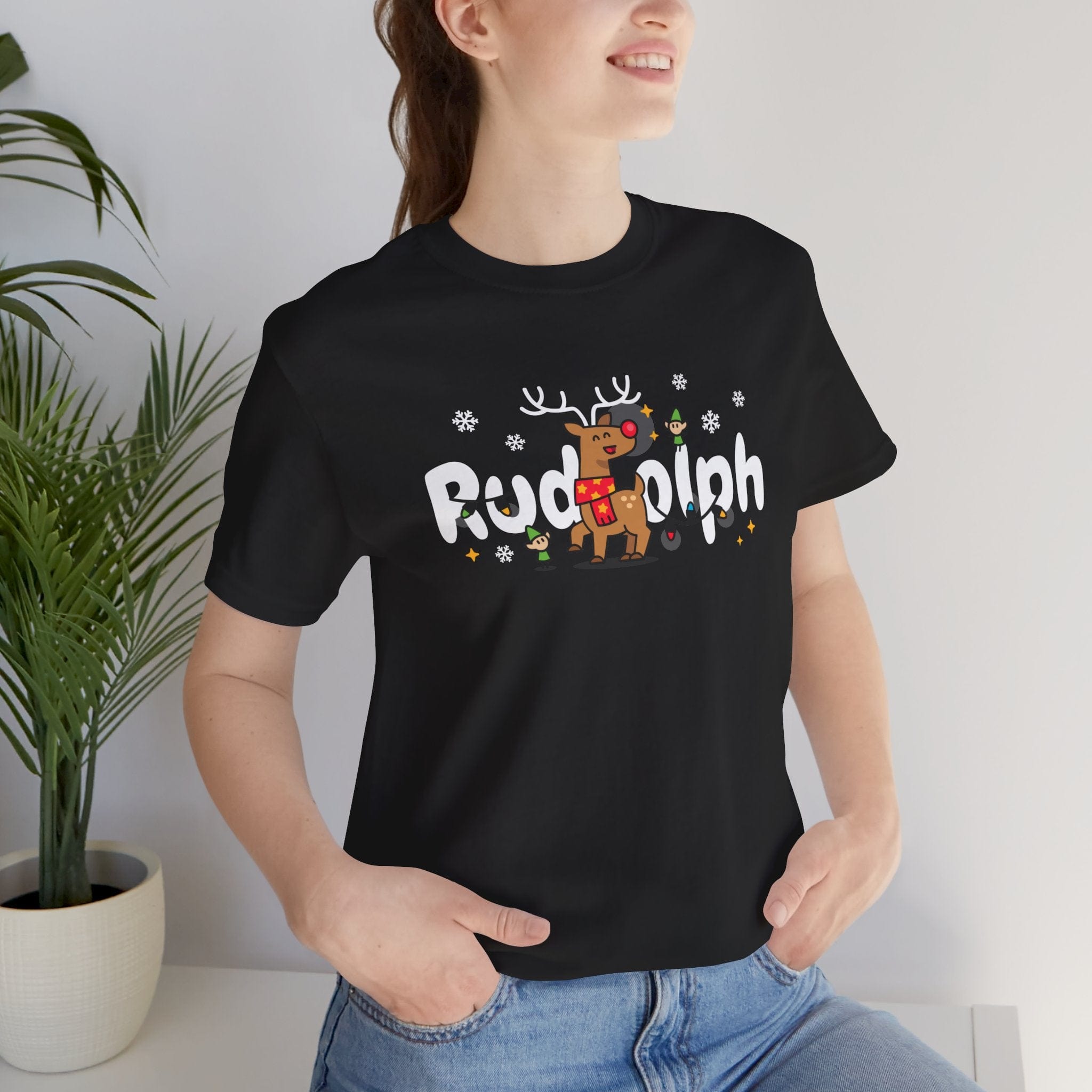 Rudolph Unisex Deluxe Tee.