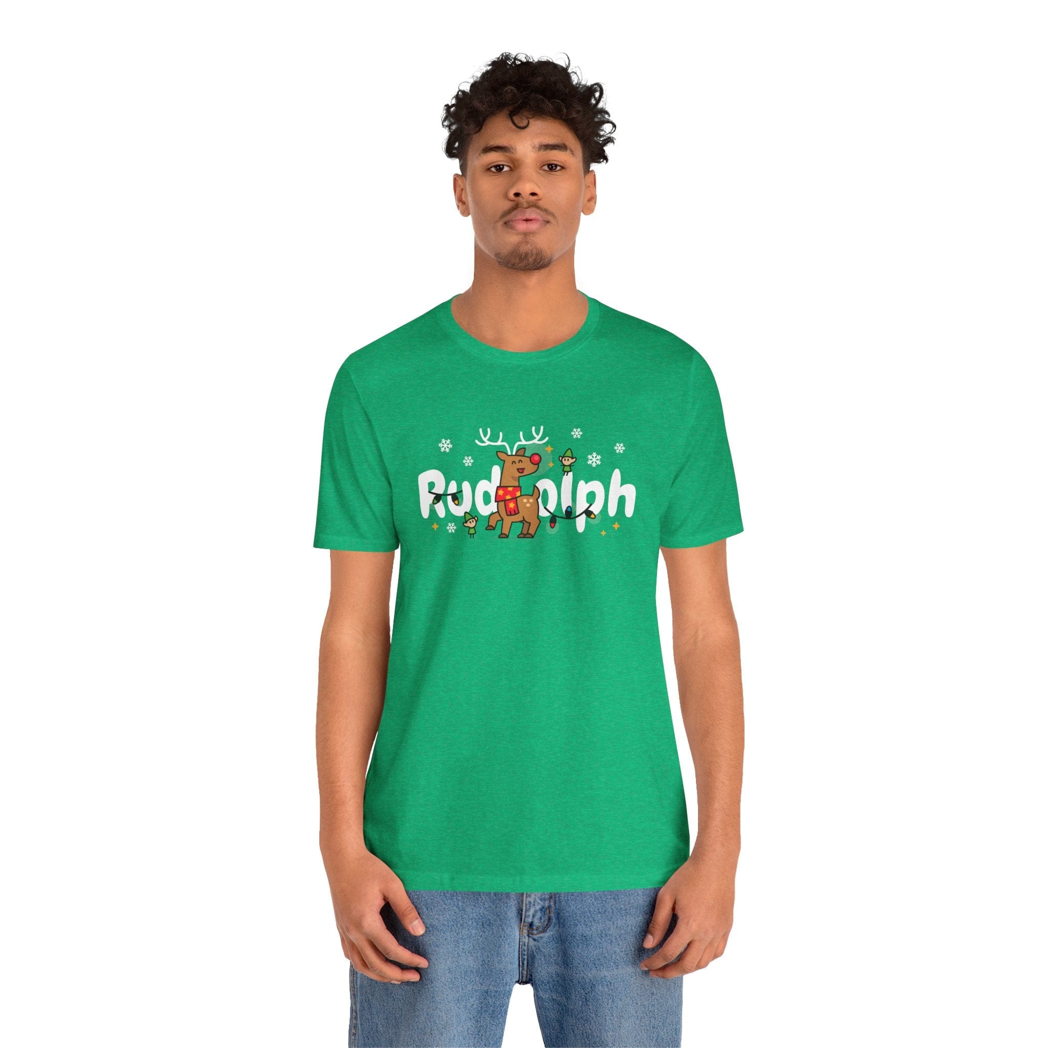 Rudolph Unisex Deluxe Tee.