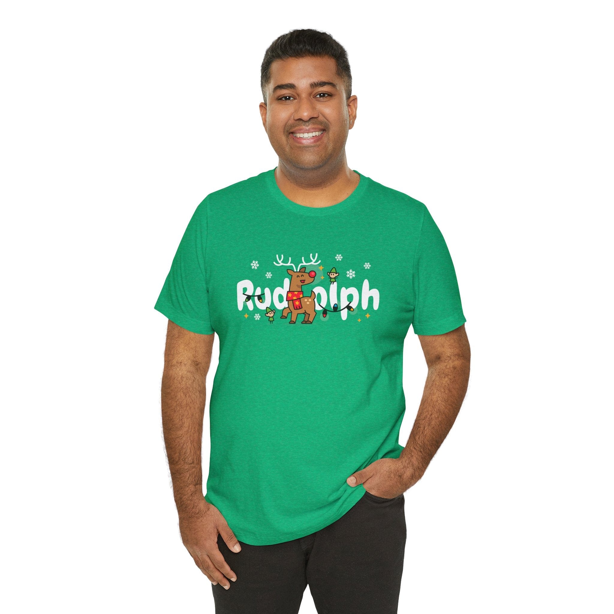 Rudolph Unisex Deluxe Tee.