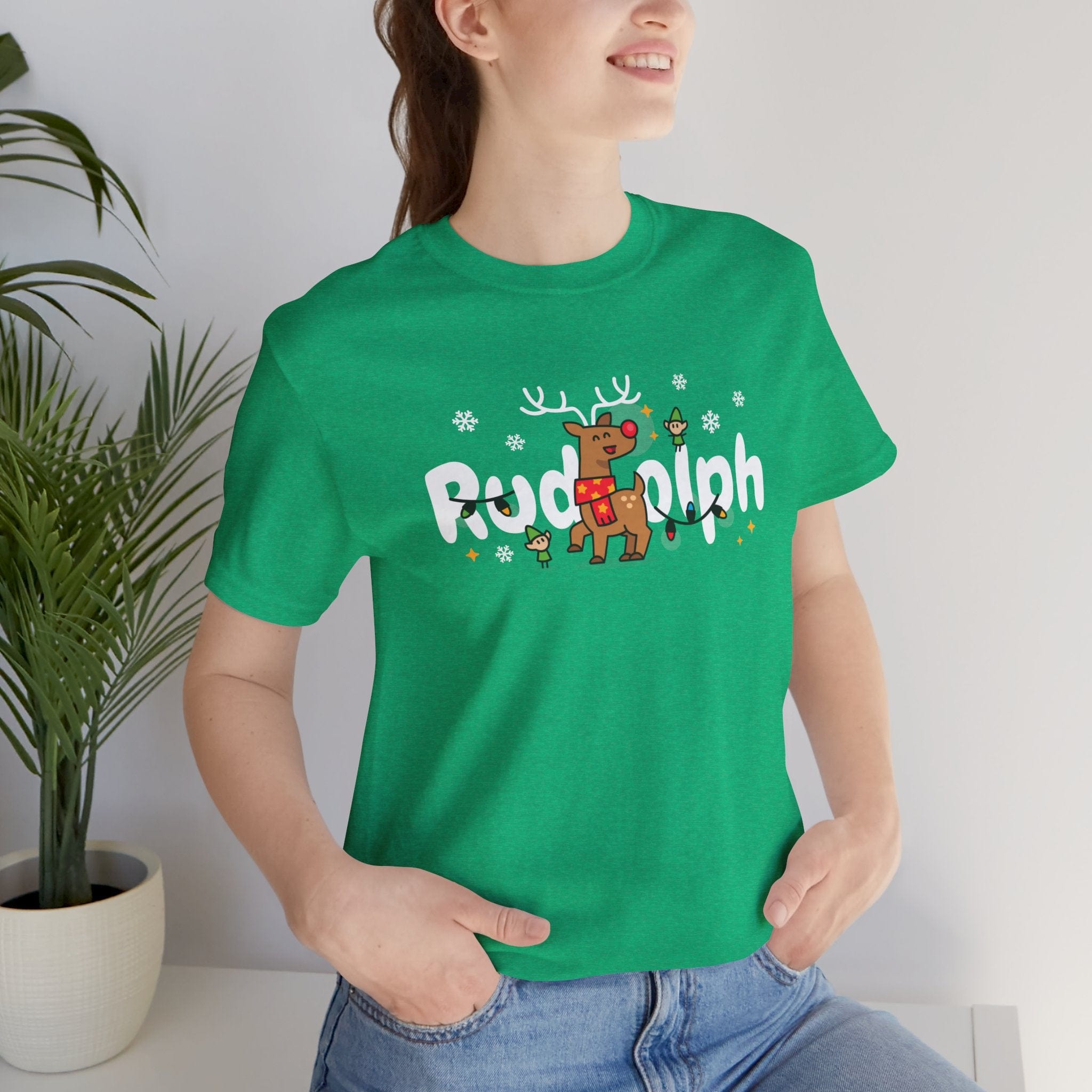 Rudolph Unisex Deluxe Tee.