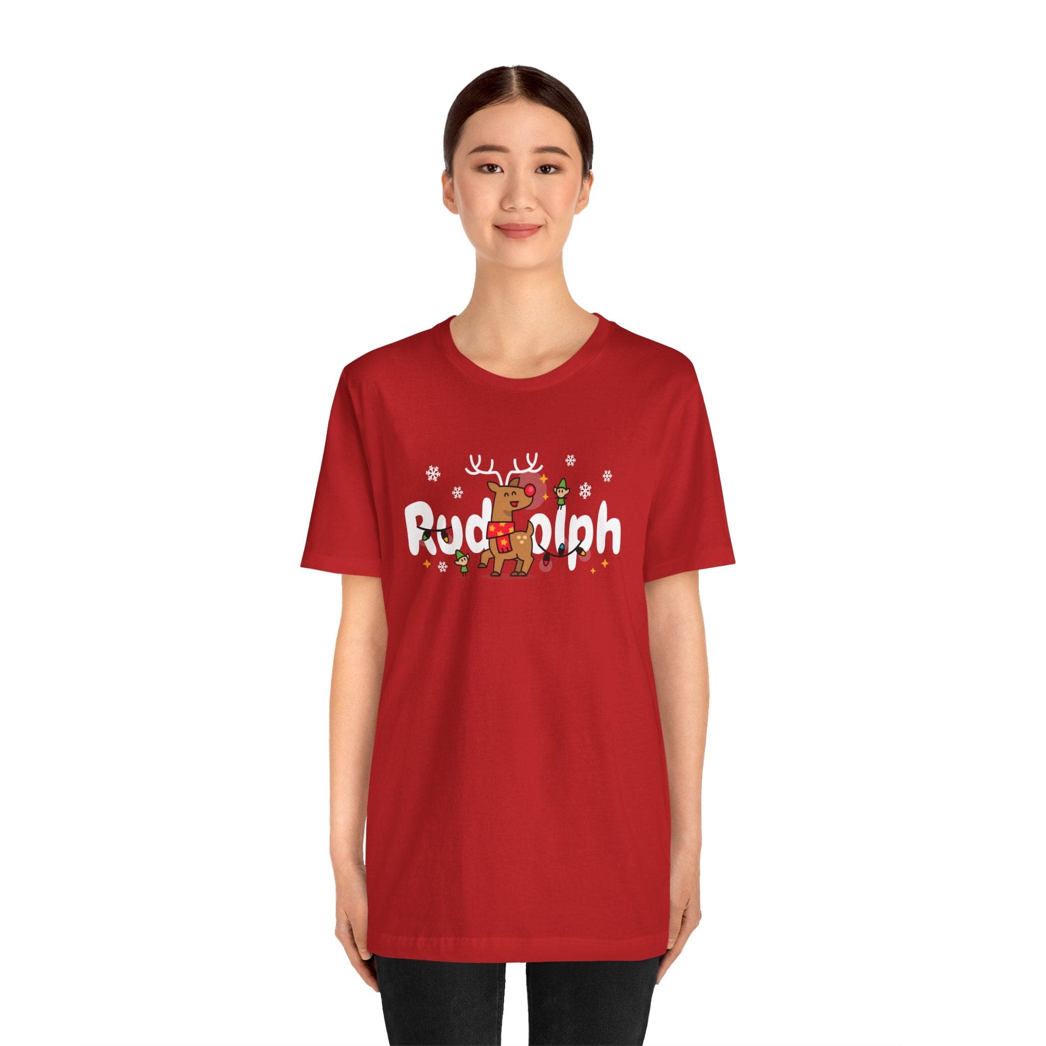 Rudolph Unisex Deluxe Tee.