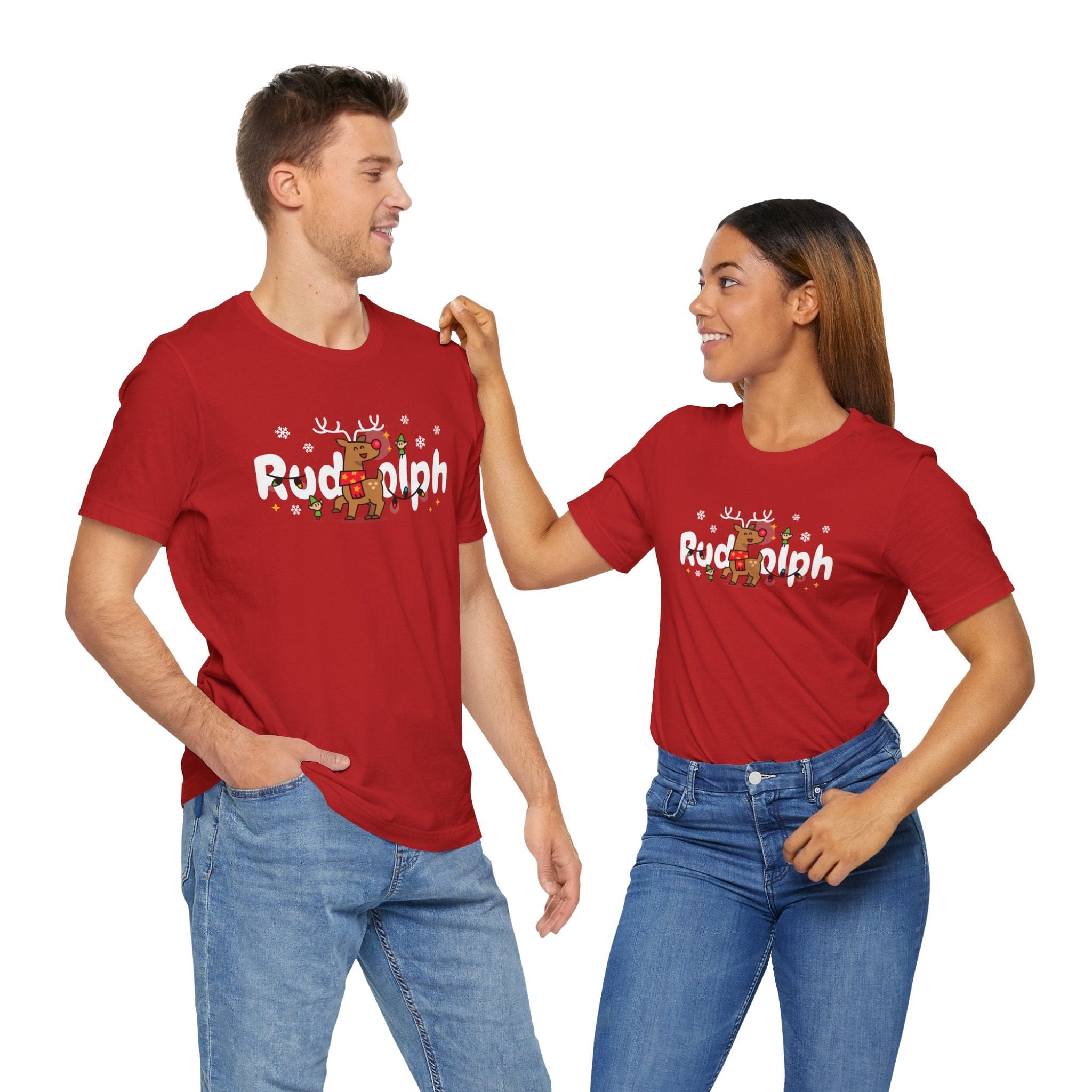 Rudolph Unisex Deluxe Tee.