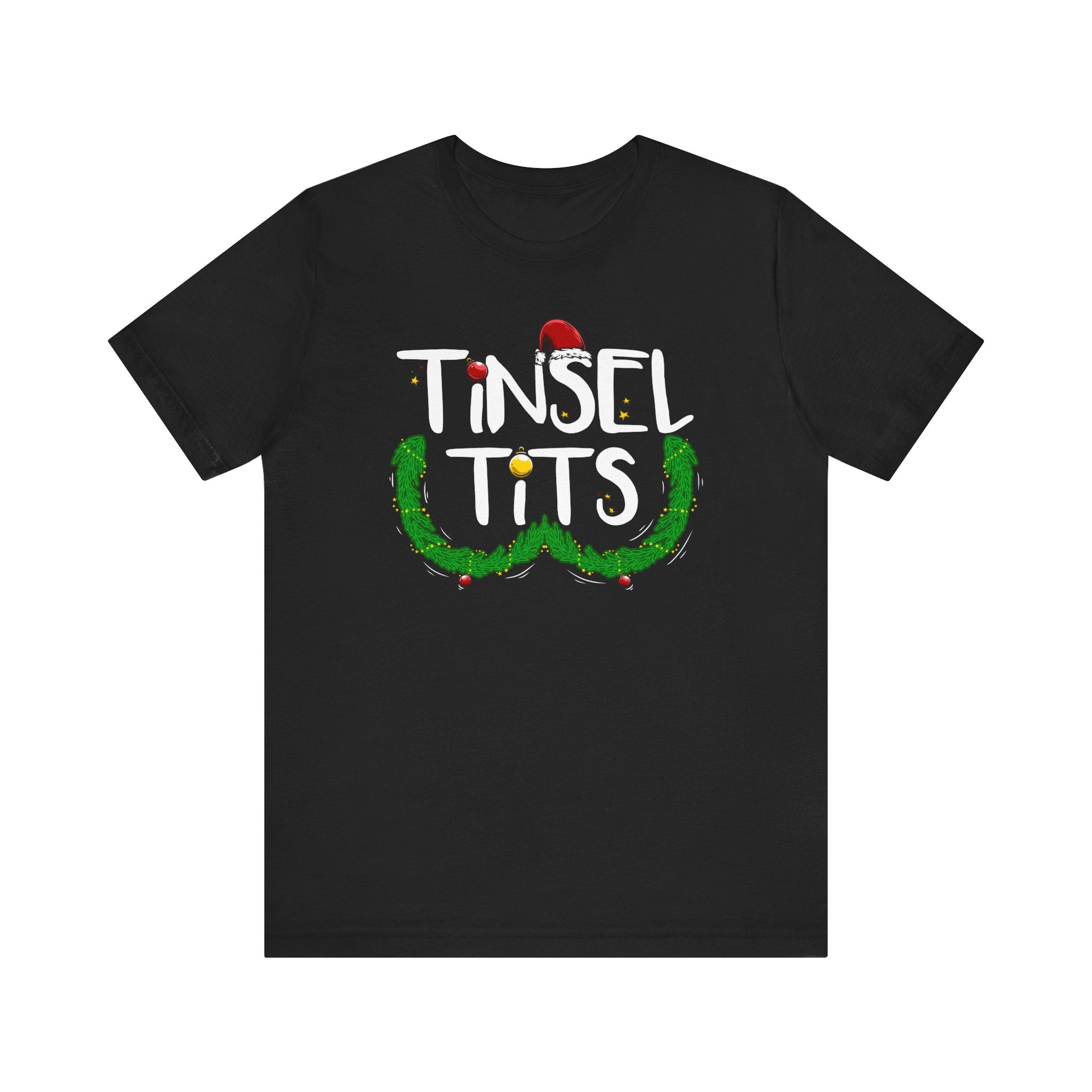 Tinsel Tits | Deluxe Black Tee