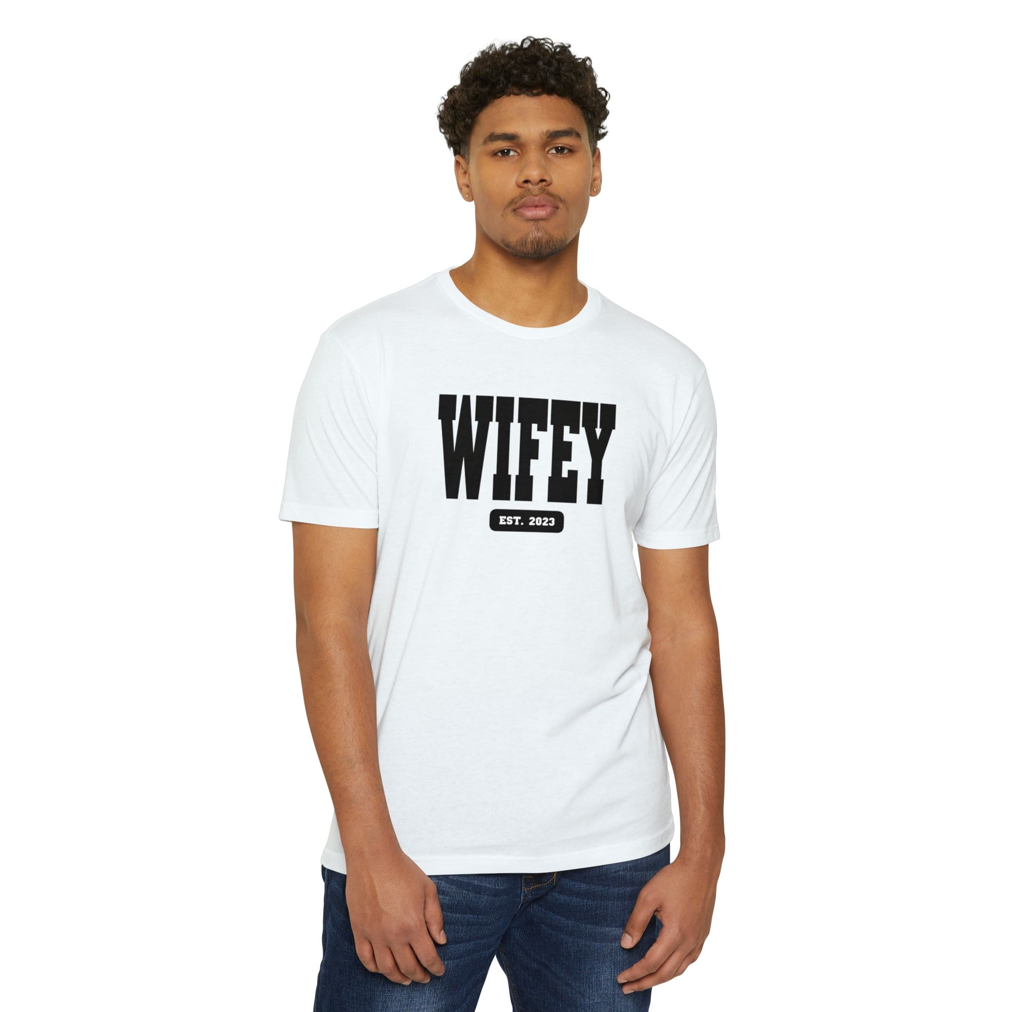 Wifey EST 2023 Unisex Jersey T-shirt