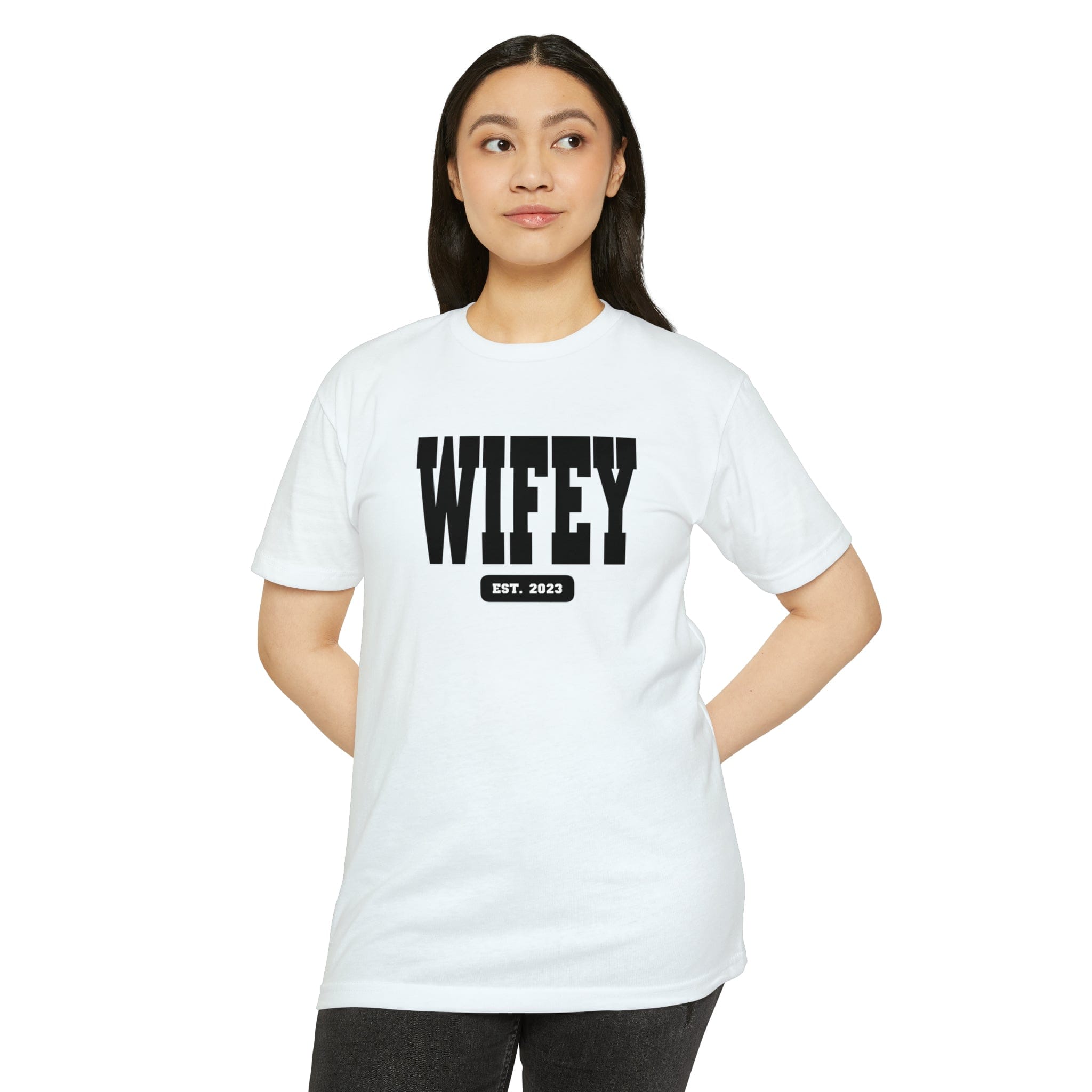 Wifey EST 2023 Unisex Jersey T-shirt