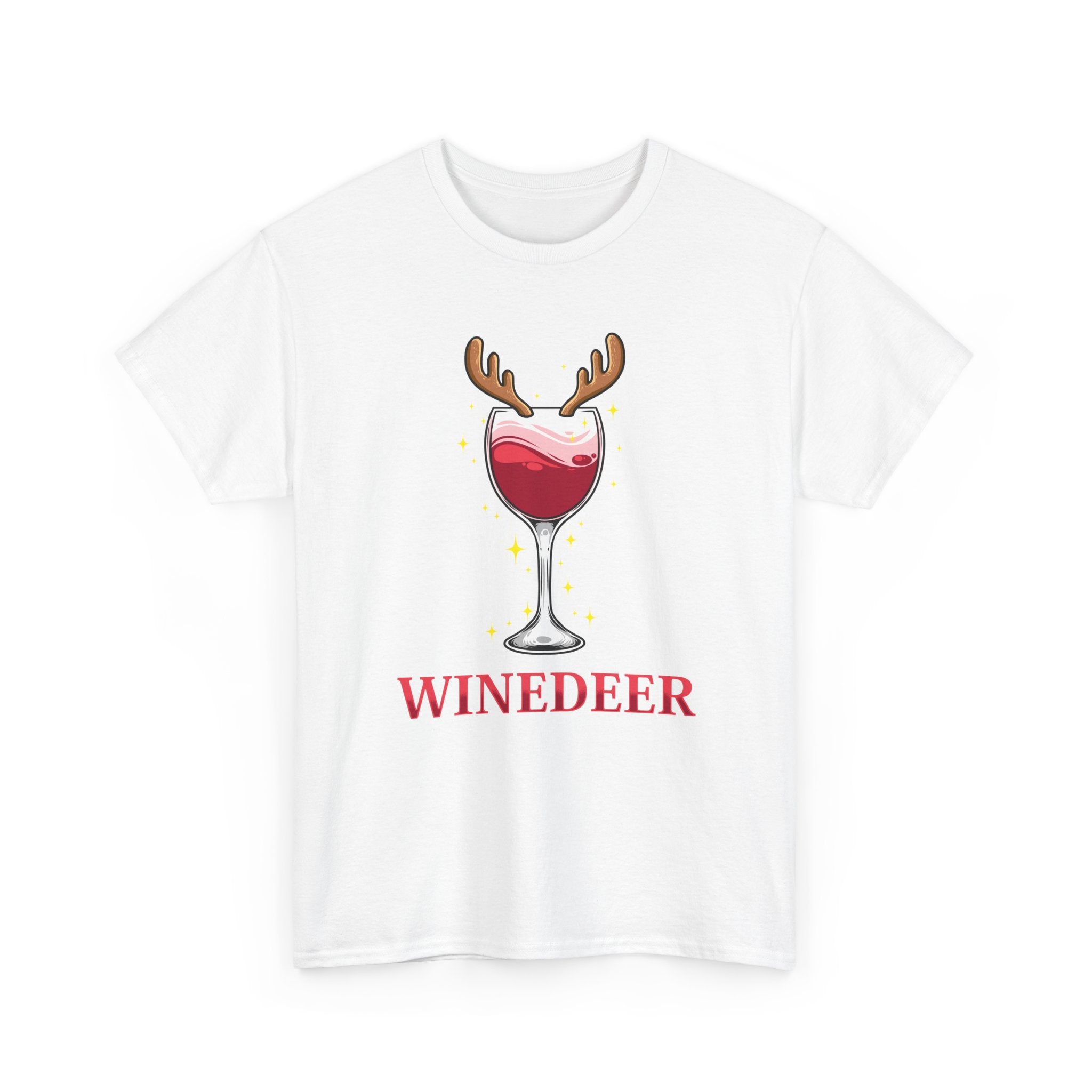 Wine Deer Black Unisex Tee (Unisex)