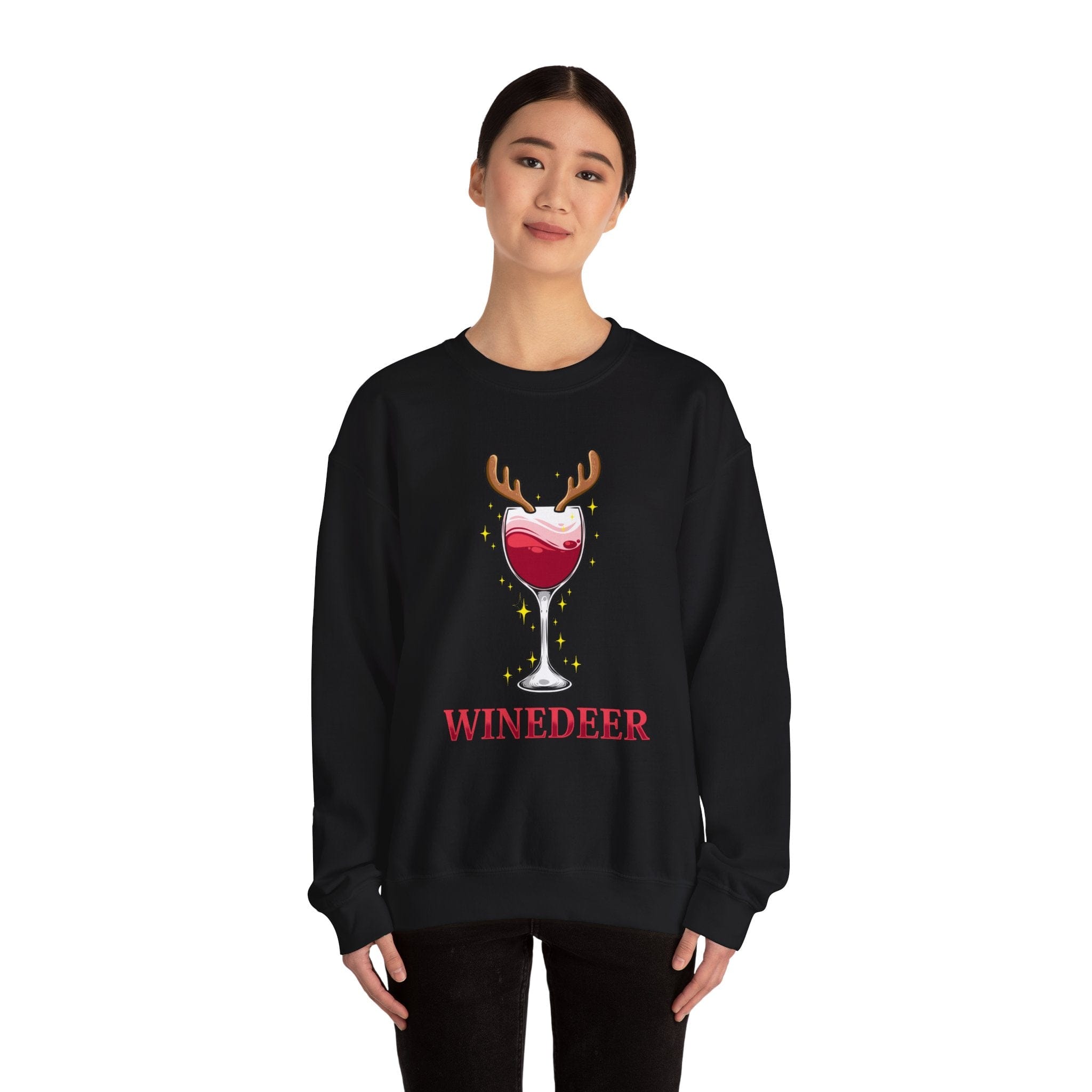 WineDeer | Black Sweatshirt